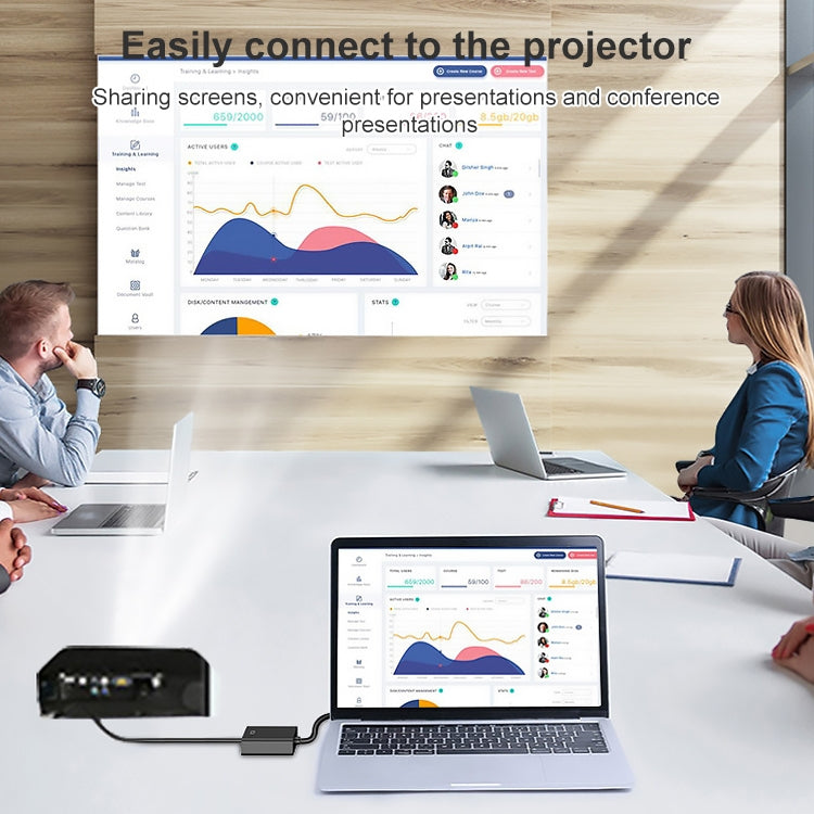 HDCO-VGAM2 1080P VGA Male to HDMI Female Converter with 3.5mm Audio Cable - Converter by buy2fix | Online Shopping UK | buy2fix
