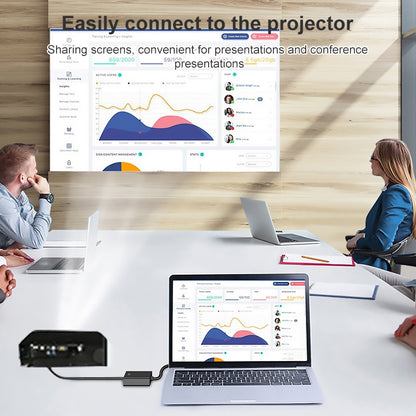 HDCO-VGAM2 1080P VGA Male to HDMI Female Converter with 3.5mm Audio Cable - Converter by buy2fix | Online Shopping UK | buy2fix