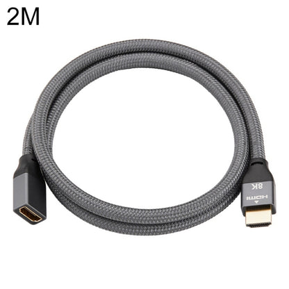 HDMI 8K 60Hz Male to Female Cable Support 3D Video, Cable Length: 2m by buy2fix