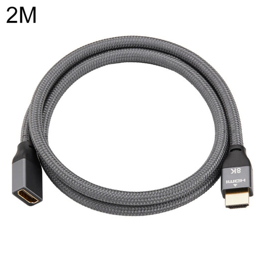 HDMI 8K 60Hz Male to Female Cable Support 3D Video, Cable Length: 2m by buy2fix