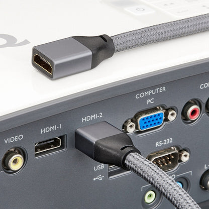 HDMI 8K 60Hz Male to Female Cable Support 3D Video, Cable Length: 2m by buy2fix