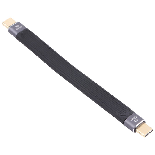 10Gbps Double USB-C / Type-C Soft Flat Data Transmission Fast Charging Cable - USB-C & Type-C Cable by buy2fix | Online Shopping UK | buy2fix
