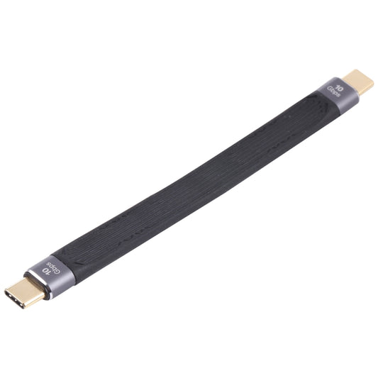 10Gbps Double USB-C / Type-C Soft Flat Data Transmission Fast Charging Cable - USB-C & Type-C Cable by buy2fix | Online Shopping UK | buy2fix