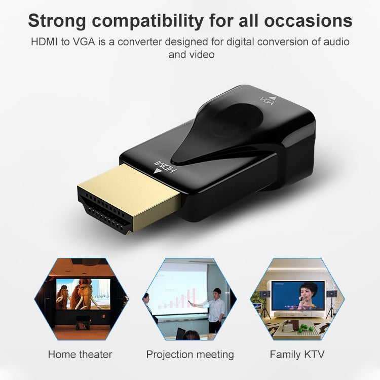 H79 HDMI to VGA Converter Adapter (White) by buy2fix