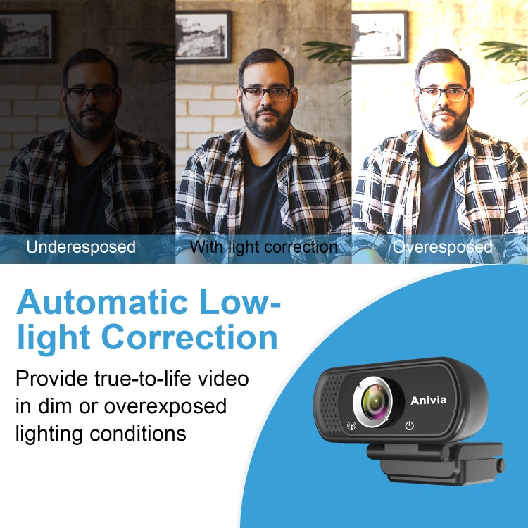 W5 HD 1080P USB Fixed Focus Camera With Mic by buy2fix