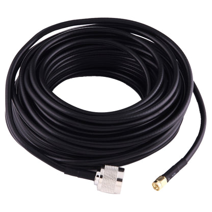 15m SMA Male to N Male Antenna Pigtail Cable Extension Coax RF Jumper Cable by buy2fix