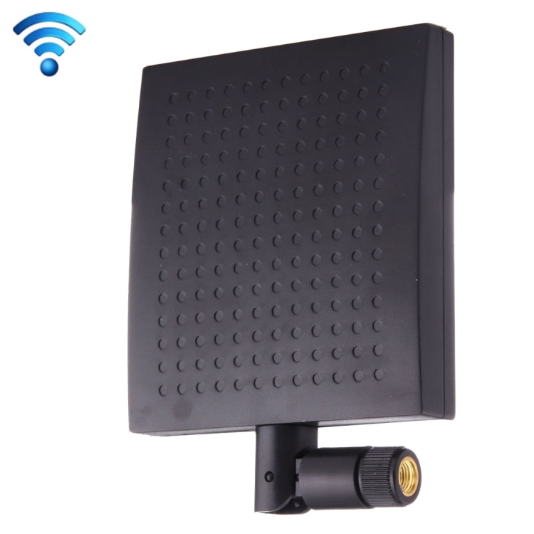 12dBi SMA Male Connector 2.4GHz Panel WiFi Antenna(Black) by buy2fix