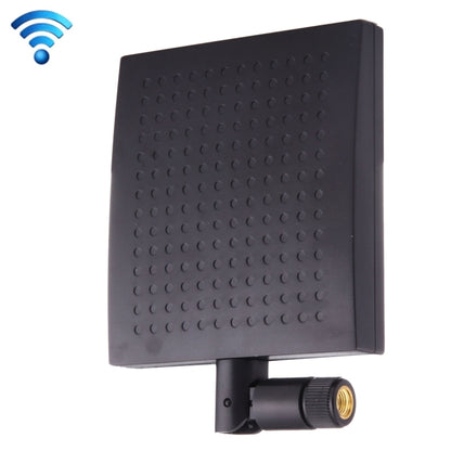 12dBi SMA Male Connector 2.4GHz Panel WiFi Antenna(Black) by buy2fix