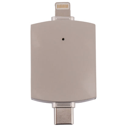 4 in 1 8 Pin + USB-C / Type-C Male to USB 3.0 + USB Female OTG Card Reader - Card Reader by buy2fix | Online Shopping UK | buy2fix