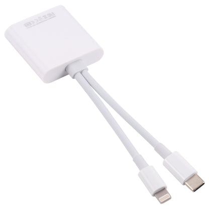 NK-101Y ST Pro 8 Pin + USB-C / Type-C to SD / TF Card Camera Adapter by buy2fix