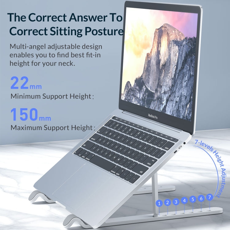 ORICO PFB-A23 ABS Foldable Laptop Stand (White) - Laptop Stand by ORICO | Online Shopping UK | buy2fix