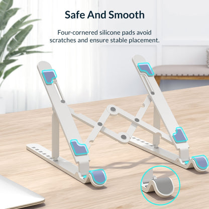 ORICO PFB-A23 ABS Foldable Laptop Stand (Black) - Laptop Stand by ORICO | Online Shopping UK | buy2fix