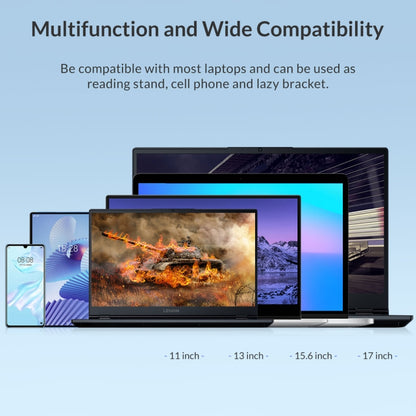 ORICO PFB-A23 ABS Foldable Laptop Stand (Black) - Laptop Stand by ORICO | Online Shopping UK | buy2fix