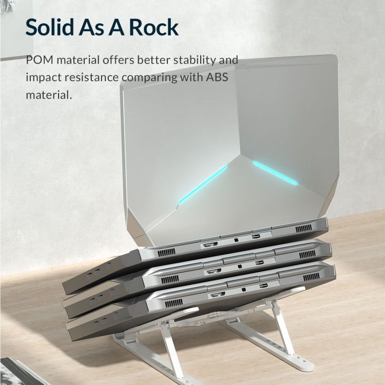 ORICO PFB-A24 POM Foldable Laptop Stand(White) - Laptop Stand by ORICO | Online Shopping UK | buy2fix