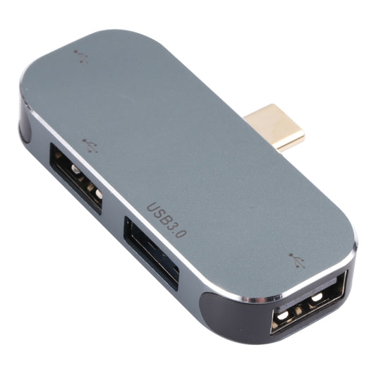4 in 1 USB-C / Type-C Male to USB-C / Type-C + USB 3.0 + Dual USB Female Adapter - Cable & Adapters by buy2fix | Online Shopping UK | buy2fix