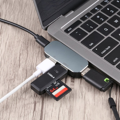 4 in 1 USB-C / Type-C Male to USB-C / Type-C + USB 3.0 + Dual USB Female Adapter by buy2fix