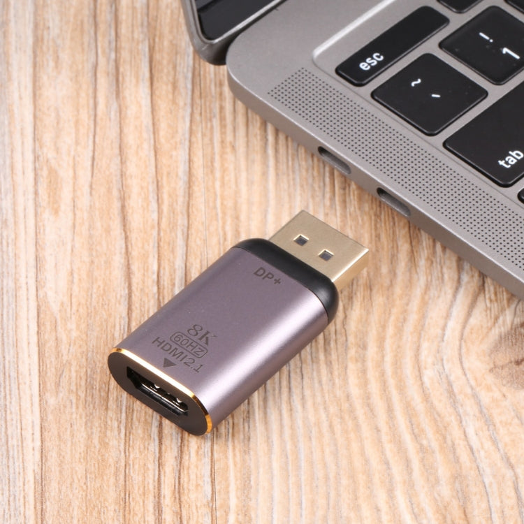 8K 60Hz HDMI 2.1 Female to DP Male Adapter by buy2fix