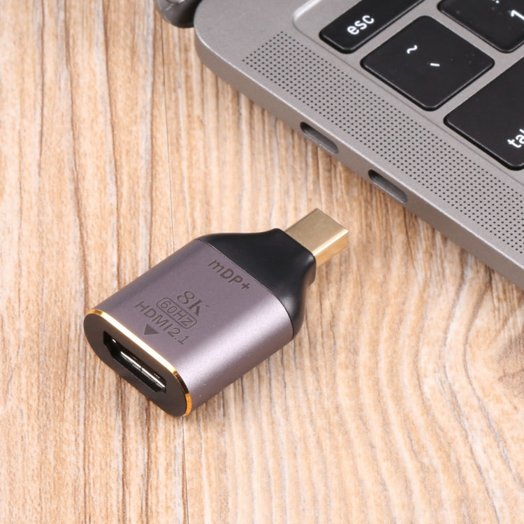 8K 60Hz HDMI 2.1 Female to Mini DP Male Adapter - Adapter by buy2fix | Online Shopping UK | buy2fix