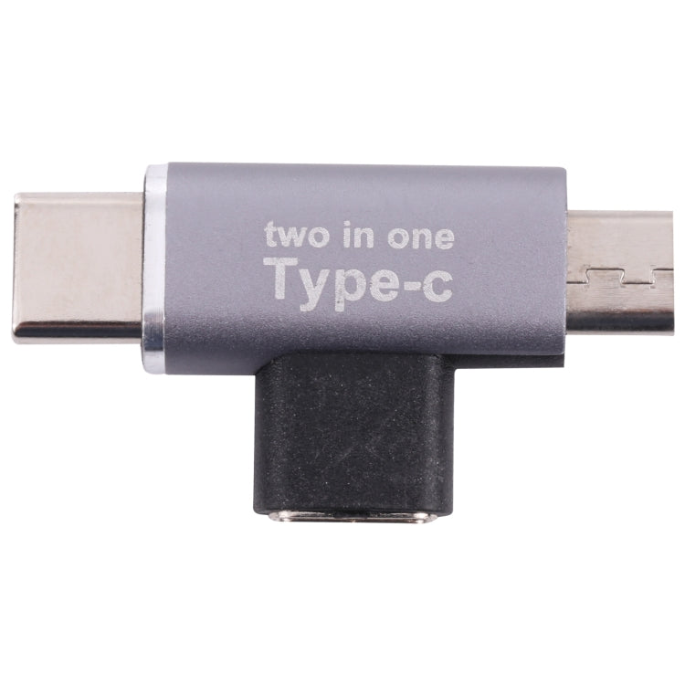 USB-C / Type-C Female to USB-C / Type-C Male + Micro USB Male Converter - Cable & Adapters by buy2fix | Online Shopping UK | buy2fix