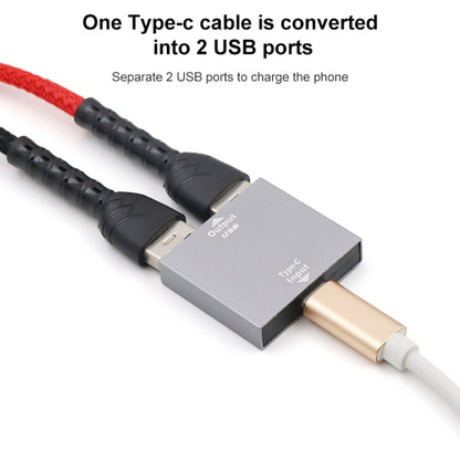 USB-C / Type-C Female to USB Female 1 to 2 Converter by buy2fix
