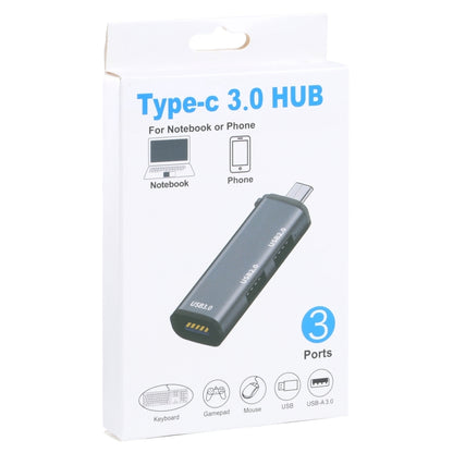 3 Ports USB 2.0 x 2 + USB 3.0 to USB-C / Type-C HUB Adapter - USB HUB by buy2fix | Online Shopping UK | buy2fix