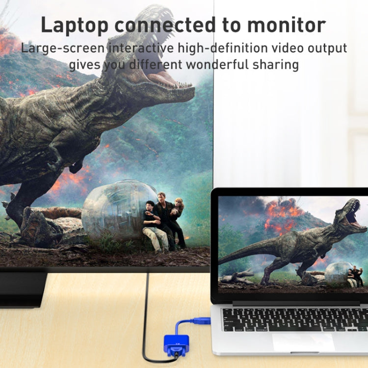 HW-1501 USB to VGA HD Video Converter (Black) by buy2fix