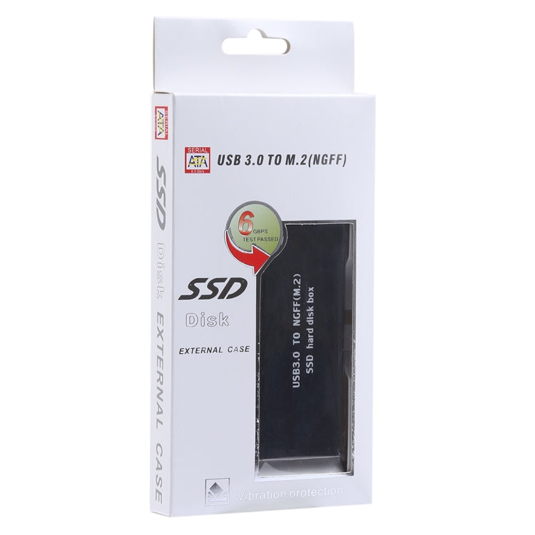 USB 3.0 to NGFF (M.2) SSD External Hard Disk Case Box Adapter - HDD Enclosure by buy2fix | Online Shopping UK | buy2fix