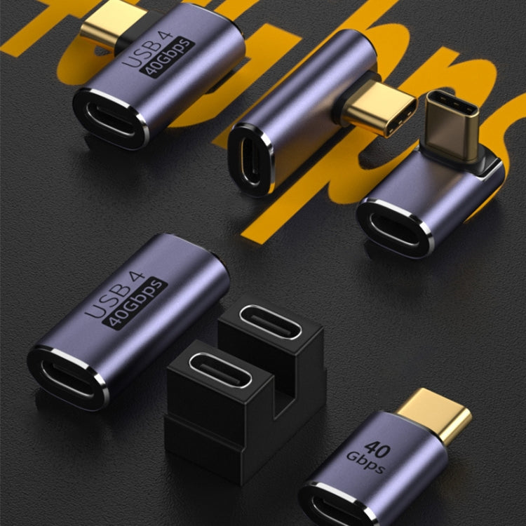 40Gbps USB-C / Type-C Male to Female Elbow Adapter by buy2fix