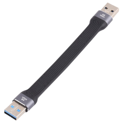 10Gbps USB Male to USB Male Soft Flat Sync Data Fast Charging Cable by buy2fix