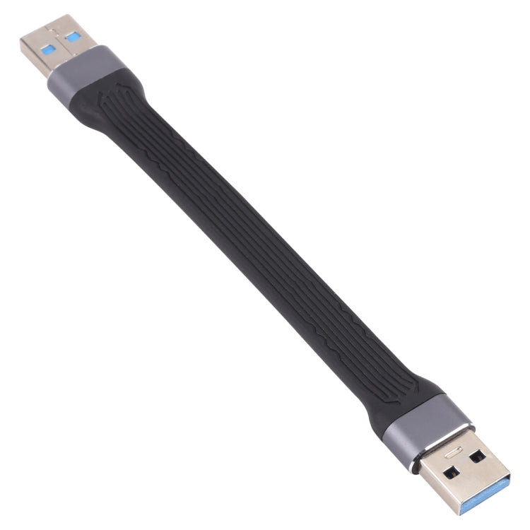 10Gbps USB Male to USB Male Soft Flat Sync Data Fast Charging Cable by buy2fix