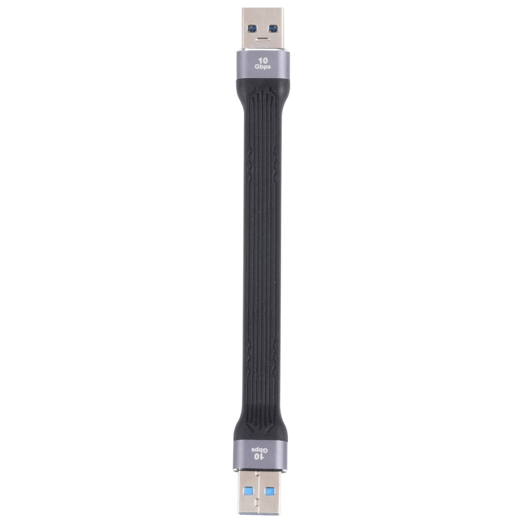10Gbps USB Male to USB Male Soft Flat Sync Data Fast Charging Cable by buy2fix