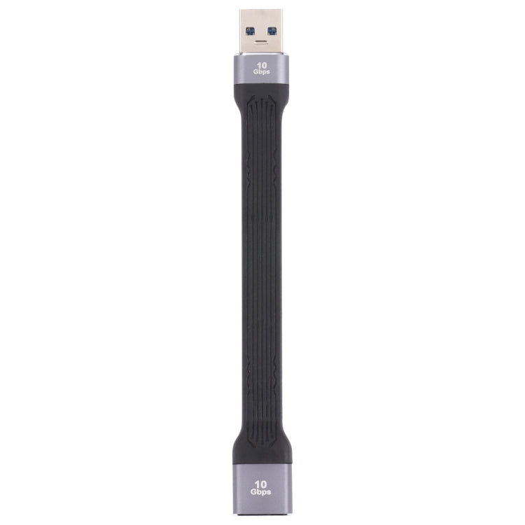 10Gbps USB Male to USB Female Soft Flat Sync Data Fast Charging Cable by buy2fix