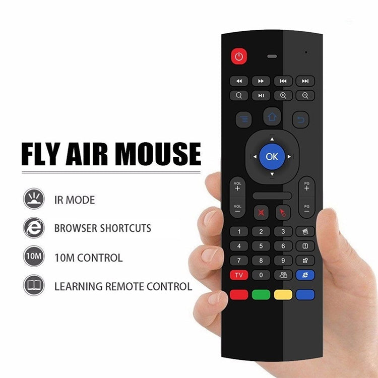 MX3 Voice Version 2.4GHz Fly Air Mouse Wireless Keyboard Remote Control with Gyroscope by buy2fix