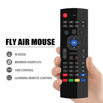 MX3 Voice Version 2.4GHz Fly Air Mouse Wireless Keyboard Remote Control with Gyroscope by buy2fix