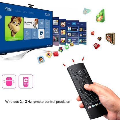 MX3-L Voice with Backlight 2.4GHz Fly Air Mouse Wireless Keyboard Remote Control by buy2fix