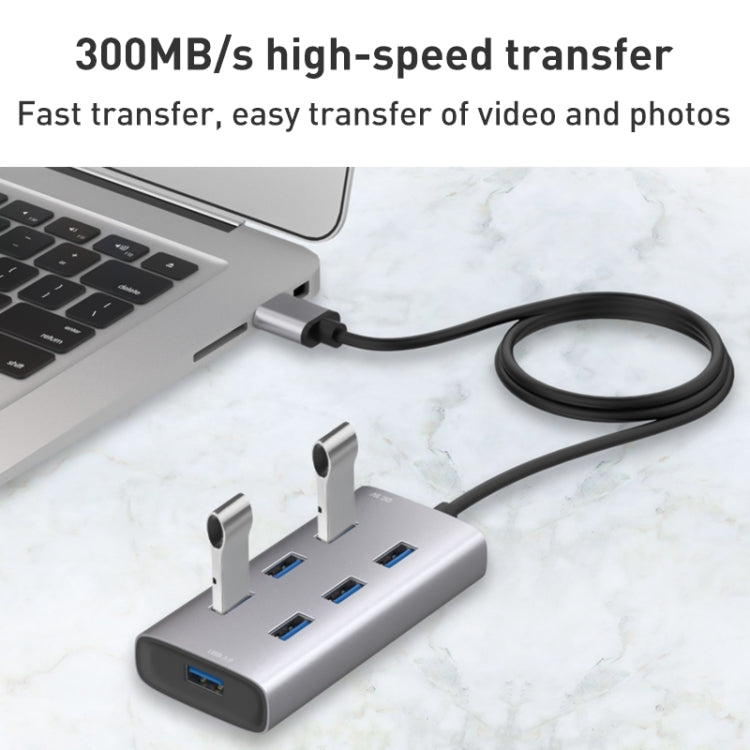 8108 7 Ports USB 3.0 to USB 3.0 HUB, Cable Length: 80cm by buy2fix