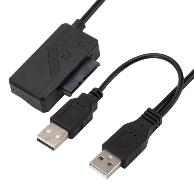 SATA to USB 2.0 Adatper Cable Optical Drive Cable with Power Supply by buy2fix