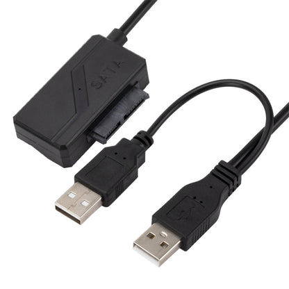 SATA to USB 2.0 Adatper Cable Optical Drive Cable with Power Supply by buy2fix