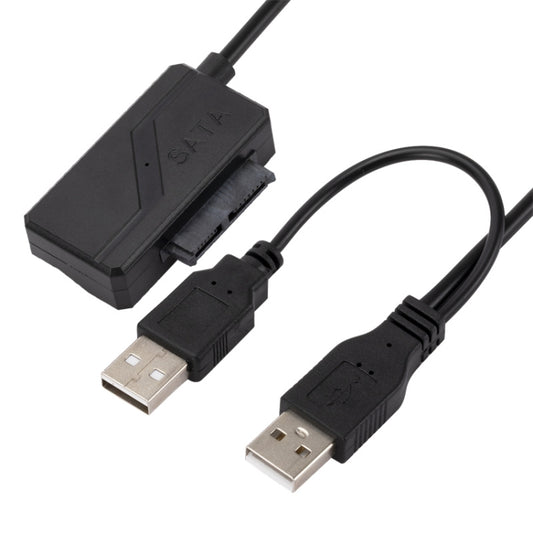 SATA to USB 2.0 Adatper Cable Optical Drive Cable with Power Supply by buy2fix