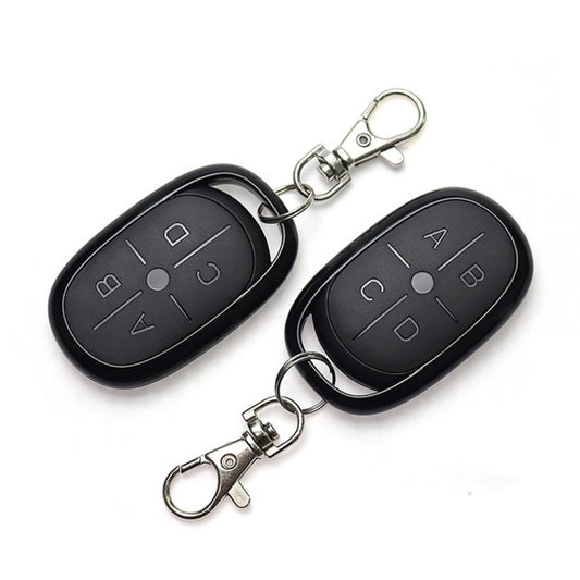 433MHZ 4-button Letter Style Wireless Copy Style Electric Barrier Garage Door Battery Car Key Remote Controller by buy2fix