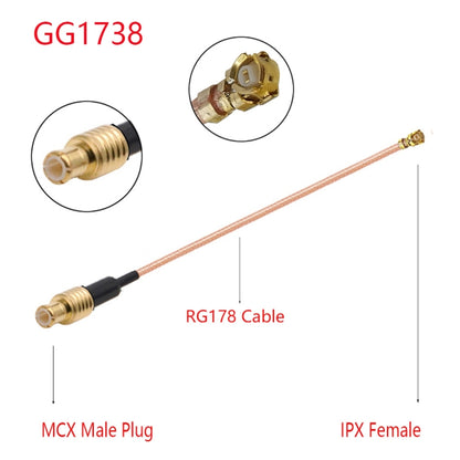 IPX Female to GG17378 MCX Female RG178 Adapter Cable, Length: 15cm by buy2fix