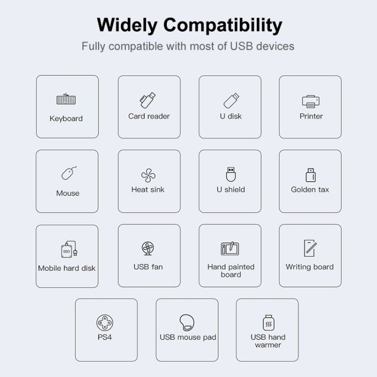 889C USB Male to USB 2.0+USB 3.0+USB-C/Type-C Female Adapter(Gray) by buy2fix