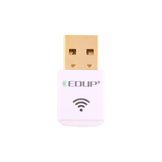 EDUP EP-AC1619 Mini Wireless USB 600Mbps 2.4G / 5.8Ghz 150M+433M Dual Band WiFi Network Card for Nootbook / Laptop / PC(White) - USB Network Adapter by EDUP | Online Shopping UK | buy2fix