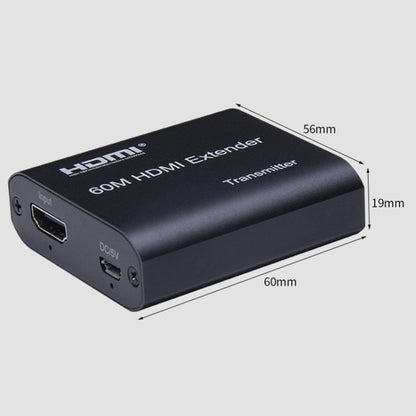 BOWU BW-HE60U 60m HDMI to RJ45 Network Extender - Amplifier by buy2fix | Online Shopping UK | buy2fix