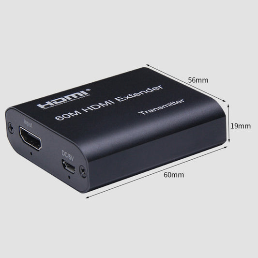 BOWU BW-HE60U 60m HDMI to RJ45 Network Extender - Amplifier by buy2fix | Online Shopping UK | buy2fix