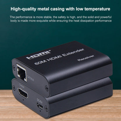 BOWU BW-HE60U 60m HDMI to RJ45 Network Extender - Amplifier by buy2fix | Online Shopping UK | buy2fix