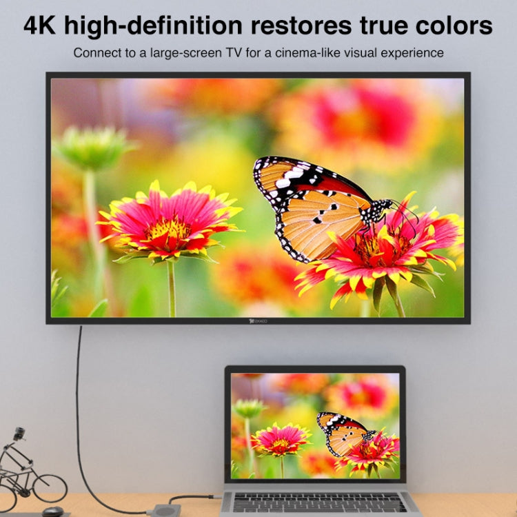 14 in 1 Type-C Docking Station with Wireless Charging(1000M Network Port) by buy2fix