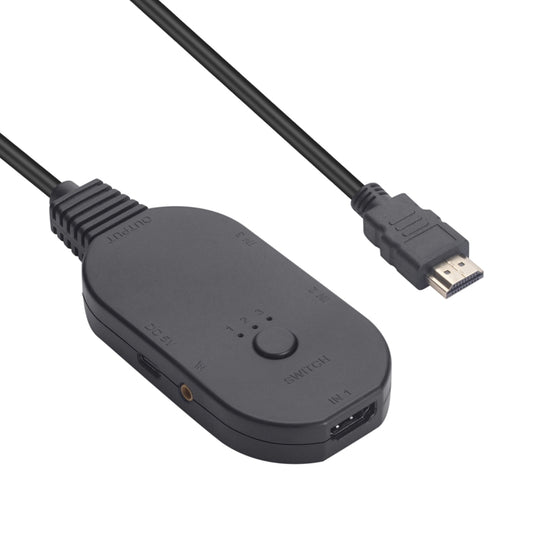 OZQ2-3 4K HDMI 2.0 3 In 1 Out Video Switcher by buy2fix