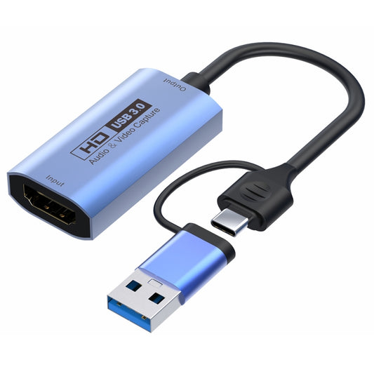 Z29C HDMI/F Female to USB-C / Type-C+USB 3.0/M Male HD Video Capture Card - Video Capture Solutions by buy2fix | Online Shopping UK | buy2fix