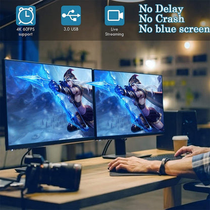 Z29D HDMI/F Female to USB 3.0/M Male HD Video Capture Card with Cable - Video Capture Solutions by buy2fix | Online Shopping UK | buy2fix